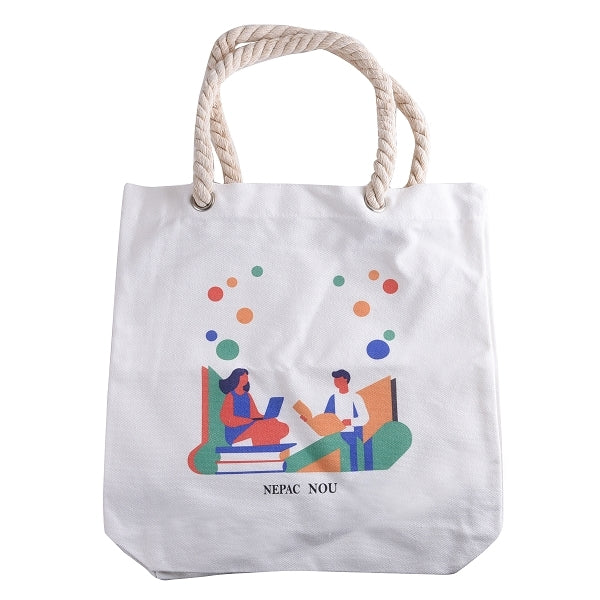 麻繩提把帆布包