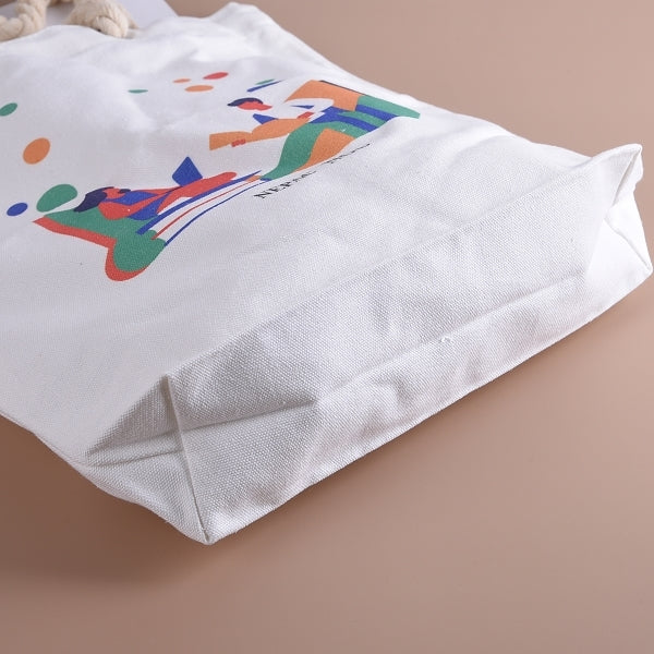 麻繩提把帆布包