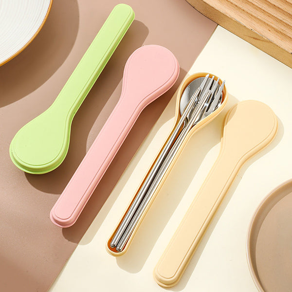 304不鏽鋼外出餐具組2件組