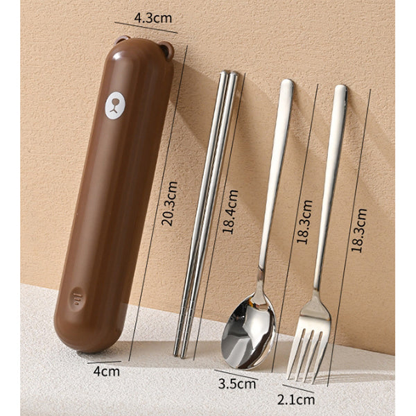 304不銹鋼餐具三件組