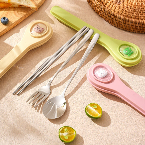 304不鏽鋼學生餐具2件組筷