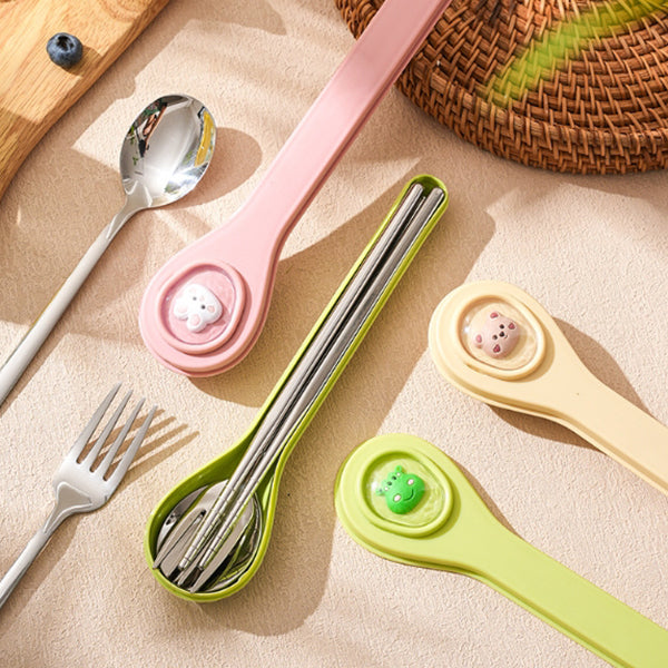 304不鏽鋼學生餐具2件組筷