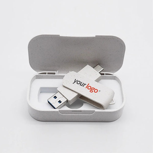 小麥桔梗環保隨身碟-可降解材質