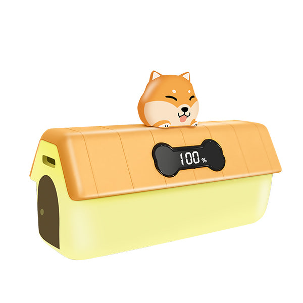 橘色狗屋造型口袋迷你行動電源