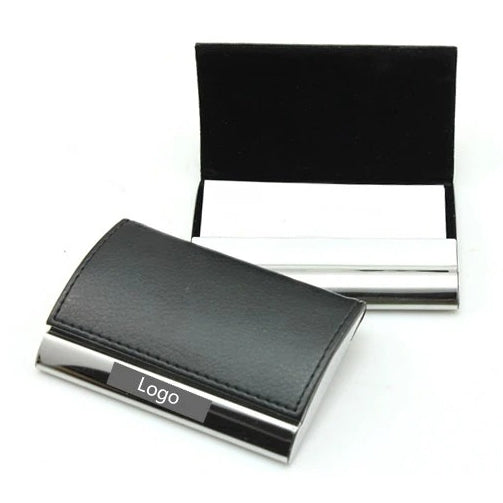 荔枝紋拱形暗線金屬名片盒