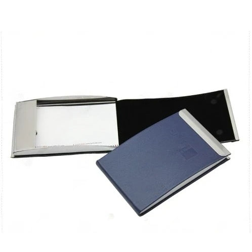 側開拱形金屬PU皮名片盒