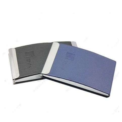 側開拱形金屬PU皮名片盒