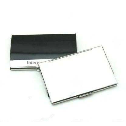 不鏽鋼噴油金屬名片盒