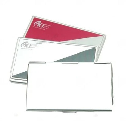 開蓋式多彩金屬名片盒