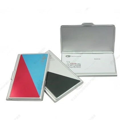 開蓋式多彩金屬名片盒