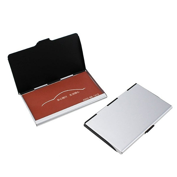 開蓋式輕薄金屬名片盒