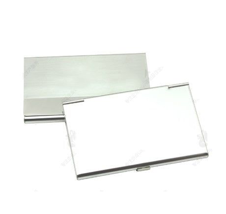 金屬條紋名片盒