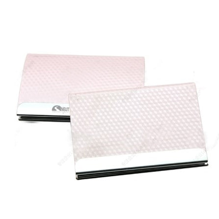 草席紋PU金屬名片盒