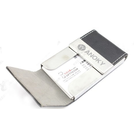 不鏽鋼加PU單色線名片盒