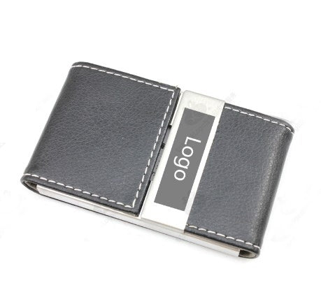 不鏽鋼加PU單色線名片盒