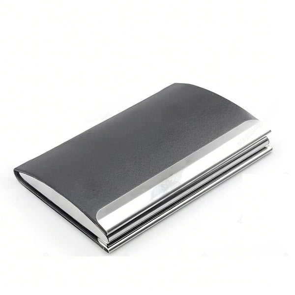 荔枝紋拱形金屬名片盒