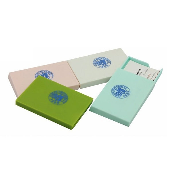 塑膠時尚推拉式名片盒