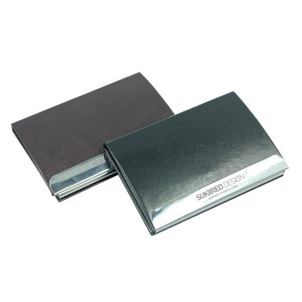 拱形不銹鋼PU名片盒