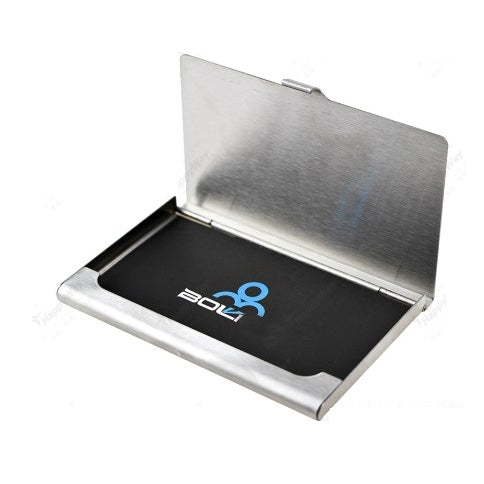 雙面金屬拉絲名片夾