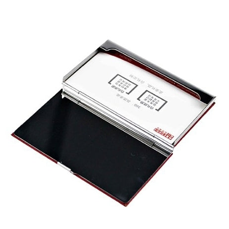 PU金屬不鏽鋼名片盒