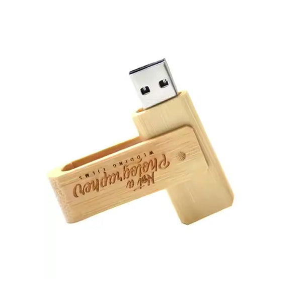 旋轉木質隨身碟