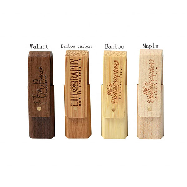 旋轉木質隨身碟