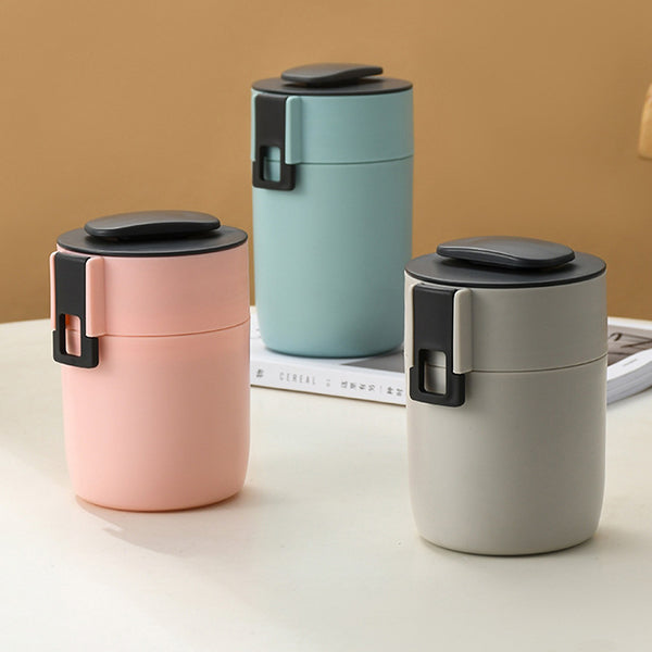 304不鏽鋼內膽可拆隨身杯-早餐湯杯