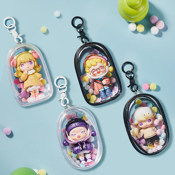 加厚pvc透明曬娃包