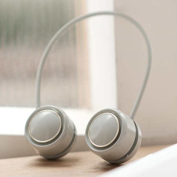 usb充電掛脖風扇-可收納軟管