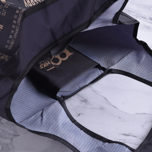 420D格子布摺疊購物袋