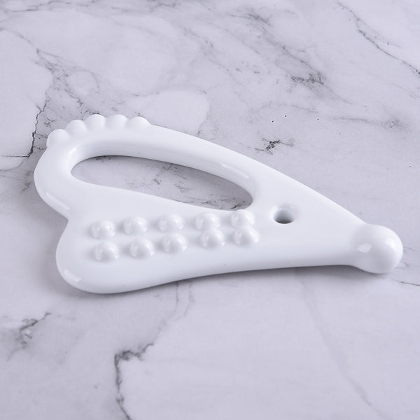 多功能陶瓷按摩器-刮痧板