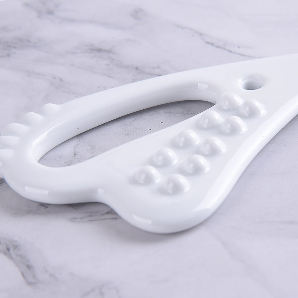 多功能陶瓷按摩器-刮痧板