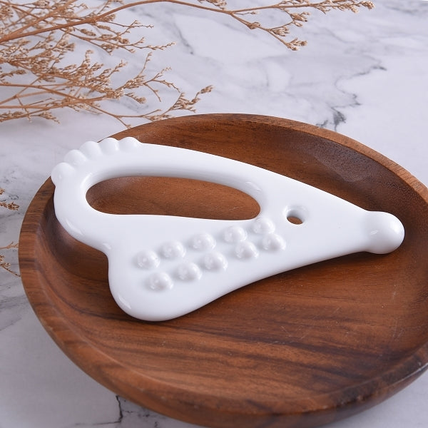 多功能陶瓷按摩器-刮痧板