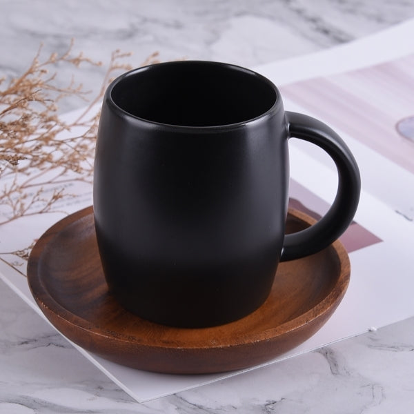 陶瓷馬克杯-霧面內黑釉馬克杯