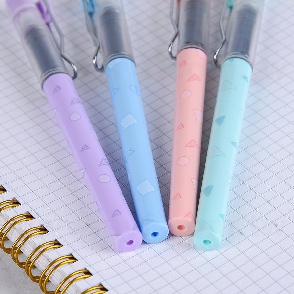 幾何圖案直液式中性筆