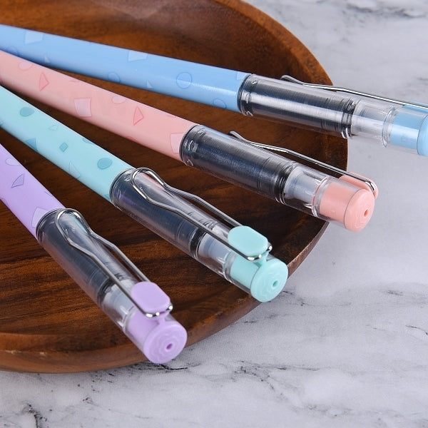 幾何圖案直液式中性筆