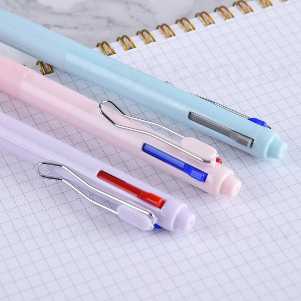 金屬夾三色原子筆