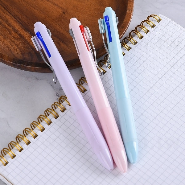 金屬夾三色原子筆