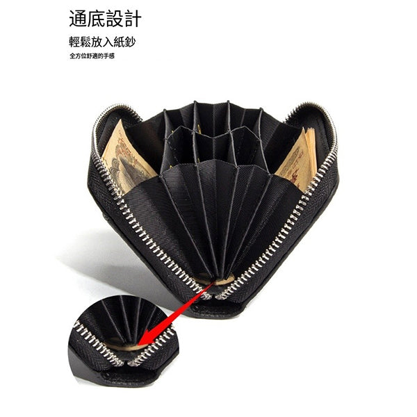 RFID防盜刷錢包-大容量風琴卡位