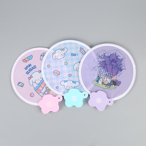 花朵造型手柄廣告扇