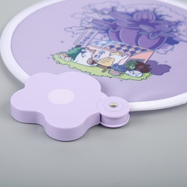 花朵造型手柄廣告扇