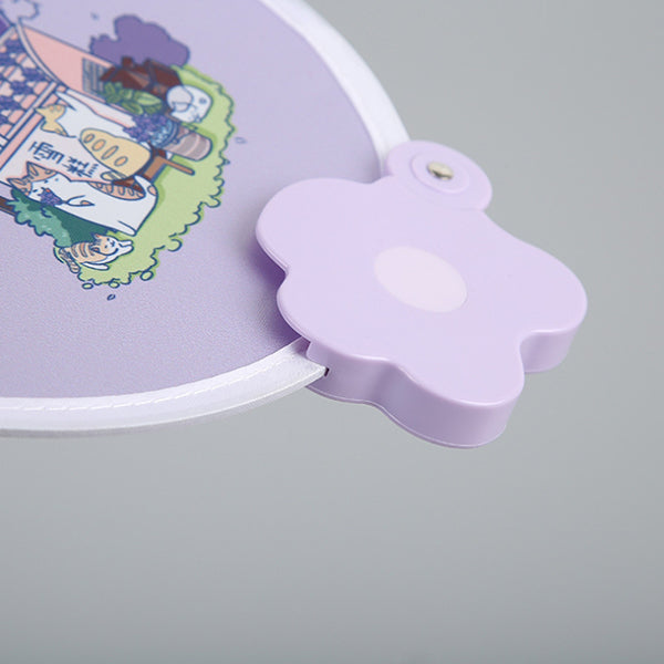 花朵造型手柄廣告扇