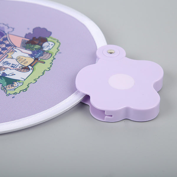 花朵造型手柄廣告扇