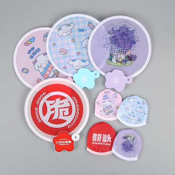 花朵造型手柄廣告扇