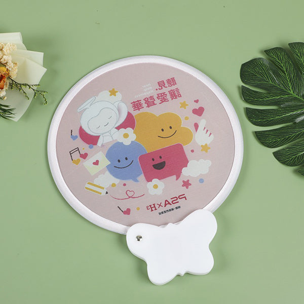 蝴蝶造型手柄摺疊扇