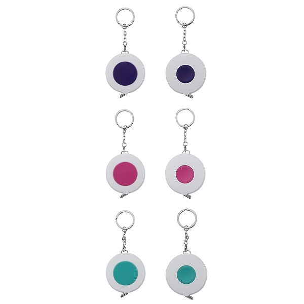 1.5m純白塑膠圓形捲尺