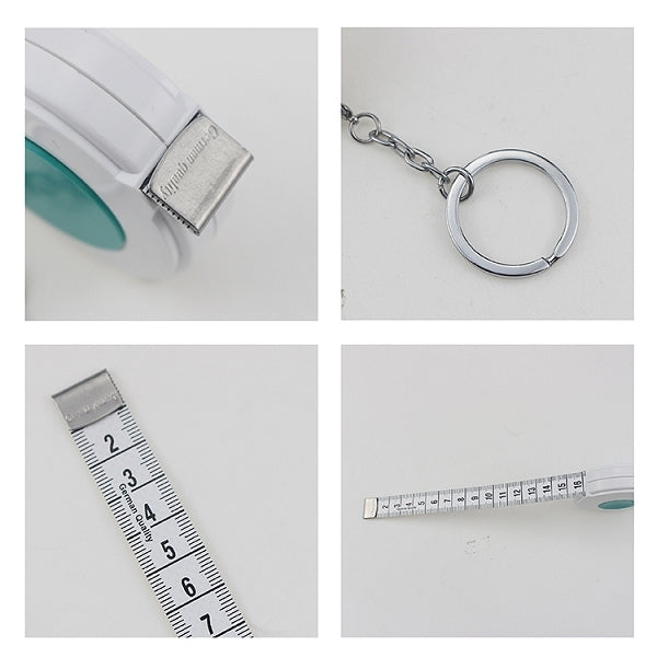 1.5m純白塑膠圓形捲尺