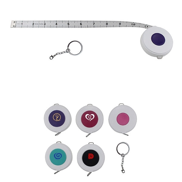 1.5m純白塑膠圓形捲尺