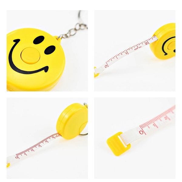 1.5m卡通笑臉圓形卷尺