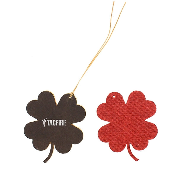 四葉草造型皮質書簽